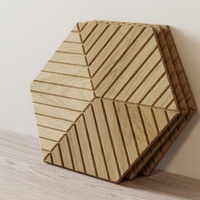 Paneles Decorativos de PET Absorbentes de Sonido, Alta Reducción de Ruido (0.8) con Impresión UV
