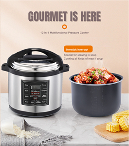 Ewant Cuiseur à riz électrique en acier inoxydable 12L Revêtement antiadhésif Autocuiseur électrique multifonctionnel intelligent pour la maison - Product Image 2