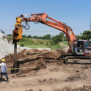 CAT320 экскаватор вибромолот гидравлический сваебойный привод с быстрой скоростью движения - Product Image 3