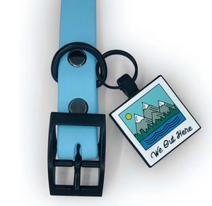 Collar impermeable personalizado para mascotas, Collar de <span class=keywords><strong>PVC</strong></span> para perros y gatos con etiqueta - Product Image 1