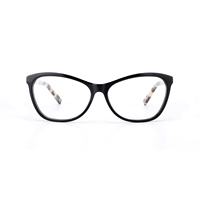 Joysee 2024 nouvelles montures rétro en acétate d'oeil de chat-lunettes sexy pour femmes pour les dernières lunettes en acétate transparent à la mode pour filles