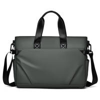 Sac pour ordinateur portable professionnel 15,6 pouces, sacoche d'ordinateur imperméable, sac à bandoulière pour le travail, sac messager de voyage pour hommes et femmes