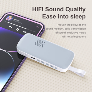 Altavoz portátil de conducción ósea con ruido blanco para dormir, auriculares inalámbricos de música, altavoz de almohada para dormir de lado, salud inteligente - Product Image 4