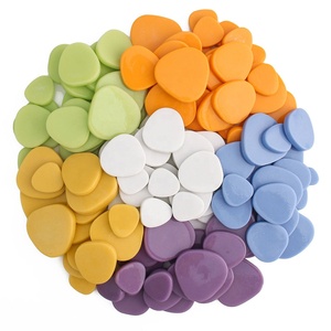 Thủy tinh tái chế màu tinh khiết hỗn hợp kích thước Pebble nghệ thuật lỏng lẻo khảm thủy tinh tự làm thủ công gạch - Product Image 2