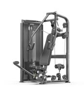 Machine de musculation commerciale à pression pectorale assise avec sélecteur de poids pour salle de sport