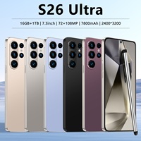 Offre Spéciale : Smartphone S26 Ultra Android 15 5G, 16+1 To de Stockage, Écran Haute Définition 7,3 Pouces, Double Carte Double Veille