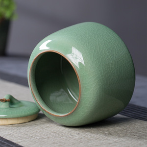 Cadeau de fête des pères MSH personnalisé 620ml bocaux hermétiques en céramique de style chinois avec couvercle - Product Image 5