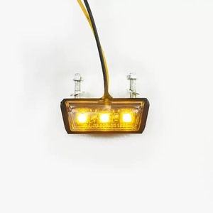 Feu arrière universel 12V pour scooter électrique, éclairage LED de plaque d'immatriculation modifié pour motos, système compact - Product Image 6