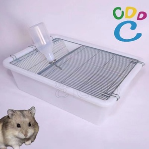 Jaulas de Cría para Ratas de Laboratorio, Jaula de Alimentación para Ratones y Roedores con Botella de Agua, Cierre de Botón a Presión de Plástico, Color Blanco, Tamaños A/B/C/D - Product Image 2