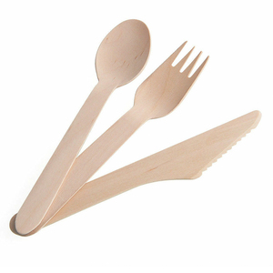 Coltelli Biodegradabili Monouso in Legno di Betulla 16 Cm Ideali per Eventi - Product Image 4