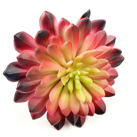 Plantes succulentes artificielles en PVC de haute qualité, écologiques, durables, mini plantes en pot pour la décoration de bureau et de la maison, aux couleurs vives