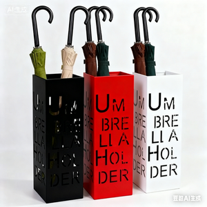 <span class=keywords><strong>Portaombrelli</strong></span> a Forma di Cabina Telefonica Rossa per Ingresso e Soggiorno, Balcone, Hotel, Organizzatore per Mazze da Golf, Contenitore per Pacchi Natalizi - Product Image 6