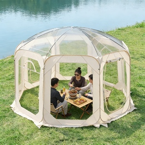 Tienda de Campaña Ventilada con Paneles de Malla y Techo Transparente para una Vista Libre de Insectos y Comodidad en Verano - Product Image 2