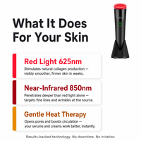 Appareil de beauté anti-âge à LED infrarouges 660nm 850nm pour le rajeunissement de la peau, le raffermissement du visage, du cou et du corps