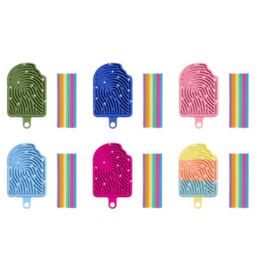 Dupla face Playable Brinquedo Infantil Silicone Placa de Atividade Sensorial Calma Down Fidget Toy Brinquedo Educacional Do Bebê - Product Image 5