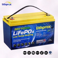 Batterie à décharge profonde 36V 100AH Grade A, alimentation de secours marine, LiFePO4, RV, RS485, BMS intelligent, prise Anderson, CE, RoHS, IP67, OEM, ODM