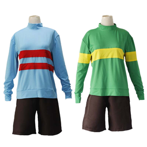 Cosplay da donna prototipo di missione Frisk Chara tuta Halloween gioco Cosplay - Product Image 1