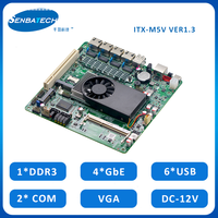 Computadora de placa única X86 integrada 4 Multi Lan D525 G3150 1u, dispositivo de servidor Pfsense, placa base de enrutador de firewall
