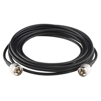 UHF male pl259 to UHF male Coax Cable (LMR200 Equivalent) rendah kerugian untuk VHF Ham Radio CB Radio lebih baik dari RG58