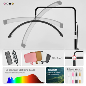 <span class=keywords><strong>Lampe</strong></span> LED Demi-<span class=keywords><strong>Lune</strong></span> d'Éclairage pour Cils et Esthéticiennes, avec Fonctions Spécifiques pour Cils et Tatouages, Idéale pour les Salons Professionnels - Product Image 2