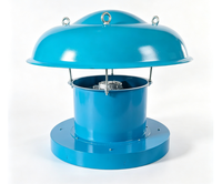 Ventilateur d'extraction axial industriel pour toiture en acier au carbone, faible niveau sonore, pour entrepôt