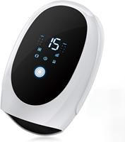 Masseur de main portable chauffant avec compresse chaude, ondes d'air, airbag, fonction musicale pour les articulations des doigts, 6 modes réglables