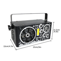 Coloré 7 en 1 fête lumière pleine couleur rvb LED Laser son activé à distance DMX512 lumière de scène pour fête mariage salle de bal Luces