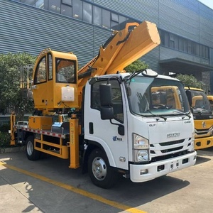 Precio de Fábrica: Camión con Plataforma Elevadora Telescópica ISUZU KV100 de 28M - Product Image 1