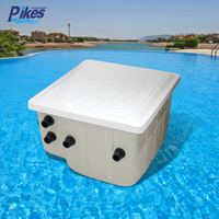 PIKES Eingebautes Glasfaser-Sandfiltersystem für Schwimmbäder Komplettes Filtrationssystem 2PS/3PS Kein Maschinenraum Erforderlich