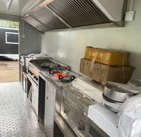 Remolque móvil con parrilla de carbón, camión de comida, barbacoa, Tune Street