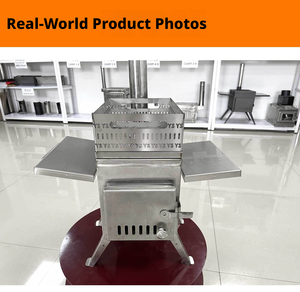 WillowyBe Portable Camping Wood Stove Outdoor Sauna Hot Tent <strong>Rocket</strong> Stove <strong>Heater</strong> for Climbing and Dry Sauna with Friends - Product Image 3