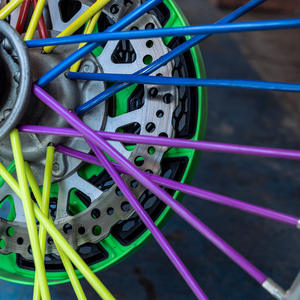 Protecteur de rayons de jante, accessoires universels pour moto, scooter, motocross, protection de Tubes, décoration, 72 pièces - Product Image 6