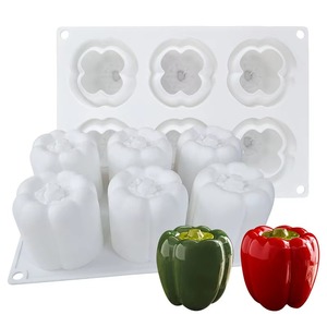 Custom Wholesale Silicone <b>Mold</b> Pepper Plant Shape For French Mousse Chocolate <b>Cake</b> 3d <b>mold</b> silicone fondant silicone <b>mold</b> - Product Image 4
