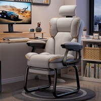 Chaise de bureau exécutive en cuir, best-seller, pour e-sport, avec design ergonomique et fonction inclinable, utilisable en chambre à coucher