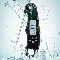 BBQ Tools Digital Meat Thermometer Household Thermometer IP67 Waterproof BBQ Thermometer with Bright Backlight & Calibration