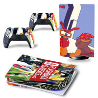 Autocollants en vinyle colorés pour la console et la manette de jeu Playstation 5 Ps5, skins, accessoires de jeu