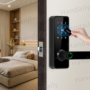 Serrure intelligente à empreintes digitales HanDaily TTlock avec application Tuya, contrôle à distance, carte IC, mot de passe temporaire, <span class=keywords><strong>pour</strong></span> chambres à coucher, bureaux - Product Image 3