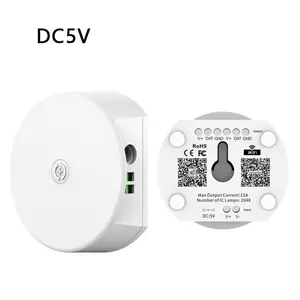 WS2812B SK6812 디지털 조명용 스마트 5V WiFi LED 조광기 컨트롤러 다이나믹 모드 컨트롤러