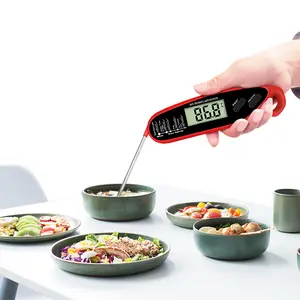 Wasserdichtes elektronisches digitales Fleischthermometer zum Kochen in der Küche mit sofortiger Angabe