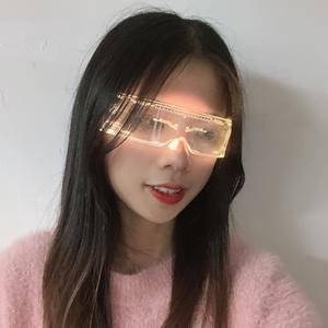 <span class=keywords><strong>Gafas</strong></span> LED <span class=keywords><strong>de</strong></span> Neón Rave, <span class=keywords><strong>Gafas</strong></span> Cyberpunk, Luces Electrónicas Futuristas - Product Image 6