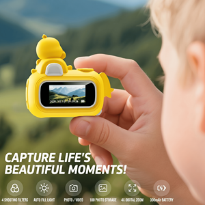 กล้องถ่ายรูปเด็กขนาดเล็กแบบปุ่มกด - หน้าจอ IPS ขนาด 0.96 นิ้ว ทนทาน หน่วยความจำในตัว 64GB เซ็นเซอร์ CCD พอร์ตเชื่อมต่อ Type-C - Product Image 5