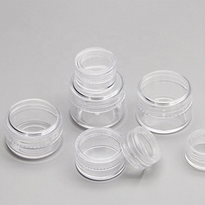 2g/3g/5g/10g/15g/20g Empty Plastic Cosmetic Makeup Jar Pots Transparent Sample Bottles Eyeshadow Cream Lip Balm Container - Product Image 4