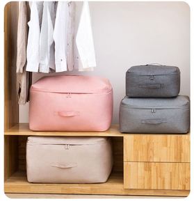 Customizable Large Capacity <b>Quilt</b> Storage Bag Single-Tier Folding Oxford Cloth <b>Bedding</b> Organizer Wardrobe - Product Image 6