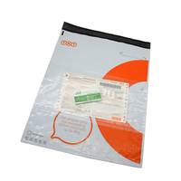 Nouveau matériel personnalisé Poly mail sac en plastique avec poignée Commerce expédition emballage courrier Express sac avec poche