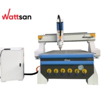 Wattsan M1 1325 5.5kw Mesa de vacío Cnc Máquina de corte de madera