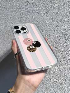 Custodia per telefono in TPU trasparente con motivo a bilardo 8 palle a righe <span class=keywords><strong>rosa</strong></span>, <span class=keywords><strong>cover</strong></span> antiurto estetica e simpatica per <span class=keywords><strong>iPhone</strong></span> 17 16 15 14 13 <span class=keywords><strong>Pro</strong></span> <span class=keywords><strong>Max</strong></span> - Product Image 5