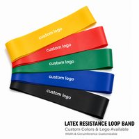 Resistance Loop Band Mini Loop Band Hip Circle Band Booty Band Glute Band Yoga Resistance Band Set Bahan Lateks Ringan Sedang