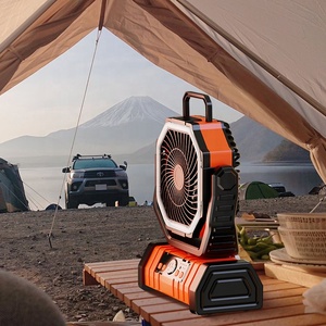 F6 Ventilatore Portatile Più Venduto da 20000mAh, Ricaricabile da Esterno, da Terra e da Campeggio, Ventilatore da Tavolo USB con Luce - Product Image 2