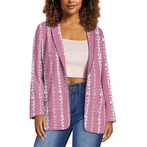 بدلات نسائية وسترات من قماش محبوك سميك ناعم ومريح، طباعة حسب الطلب، سترة كاجوال نسائية لعيد الميلاد بتصميم ميلي كاليكيماكا - Product Image 2