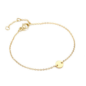 Bracelet Ajustable Rond Acier Inoxydable Or Argent pour Femme Uionen 433 - Product Image 4